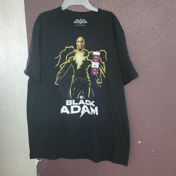DC BLACK ADAM 2x Graphic TSHIRT by Mad Engine - Brand New - Picture 2 of 5